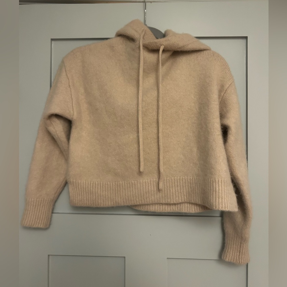 Aritzia The Group 100% cashmere Hooded Sweater- size small - Picture 2 of 6